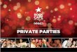 PRIVATE PARTIES - Rock Cafe Huddersfield · 2018. 3. 20. · We can cater for your childrens party from the age of 7 upwards. Whether you want a childrens entertainer and party games