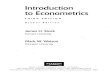 Introduction to Econometrics - Bibliothek · Introduction to Econometrics THIRD EDITION Global Edition James H. Stock Harvard University Mark W. Watson ... PART ONE Introduction and