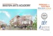 BOSTON ARTS ACADEMY · 2017. 10. 26. · 3 November 9, 2017 Submit Schematic Design Package to the MSBA ... 15 3D VIEWS INTERIOR. 16 3D VIEWS INTERIOR – THEATER LOBBY & ENTRANCE