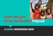Syrian Refugee Family Sponsorship Proposalfiles.ctctcdn.com/8e8150e7001/3803e0dd-33a6-4cf0-9ef0-d...For Syrian refugees: As of September 25, 2015, all groups including SAHs, Groups