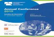 Annual Conference 2019 - Independent HEindependenthe.com/wp-content/uploads/2019/11/IHE... · #IHE19 @Independent_HE IHE Annual Conference 2019 7 Programme Tuesday 26 November 2019