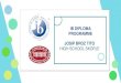 HIGH SCHOOL SKOPJE · 2020. 4. 27. · JOSIP BROZ TITO HIGH SCHOOL SKOPJE. Why IB Diploma Programme (DP) ? IB students care for more than just results It increases academic opportunities
