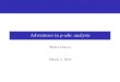 Adventures in p-adic analysistc4117/...in_p-adic_analysis.pdf · Adventures in p-adic analysis Tudor Ciurca March 4, 2019. Introduction : let p be a positive integer prime The real
