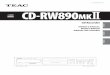 77-20RW89000007 Z CD-RW890MKaudio.teac.com/content/downloads/products/949/cd-rw890mk... · 2015. 12. 29. ·