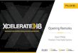 President, Fluke Digital Systems - Xcelerate · 2018. 11. 16. · Maintenance and reliability training, innovation and education Dave O’Reilly President, Fluke Digital Systems