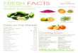 FRESH FACTS · FRESH FACTS Your Weekly Market Update! November 19, 2018 Crop Update Apples & Pears Avocados Bell Peppers Berries Broccoli This year we will have many challenges on