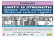 Unity is strength resist tory austerity Defend union rights Lecture flyer.pdf · Why trade unions? Strong trade unions are a key part of any democratic society where wealth and power