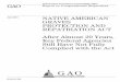 GAO-10-768 Native American Graves Protection and Repatriation Act: After … · 2020. 6. 14. · After Almost 20 Years, Key Federal Agencies Still Have Not Fully Complied with the