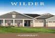 WILDER · 2020. 7. 21. · wilder floor plan options 3 2 sliding glass door extended lanai keeping room super lanai 1 2 3 optional den master suite pantry bath kitchen laundry a/c