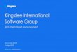 Kingdee International Software Group · in Enterprise SaaS Management Software 63% 37% Revenue +1.2% YoY Revenue +54.9% YoY Cloud Services* Business Growth Driven by Cloud Services