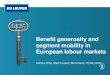 Benefit generosity and segment mobility in European labour ... · Part-time 0 0,70 0,00 0,00 0,01 Unemployed 1 0 0 0 0 Contract Type Permanent 0 0,78 0,78 0,96 0,97 Temporary 0 0,22