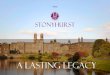 A LASTING LEGACYAnthony Chitnis ChairmanofGovernors Making a difference A legacy bequest to Stonyhurst is one of the most worthwhile and significant gifts you can make. All bequests,