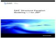 SAS Structural Equation Modeling 1.1 for JMP · Advert. is the company’s advertising spending in millions of dollars, LastS. is last year’s sales in millions of dollars, and