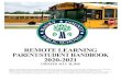 REMOTE LEARNING PARENT/STUDENT HANDBOOK 2020-2021 · REMOTE LEARNING PARENT/STUDENT HANDBOOK 2020-2021 . UPDATED JULY 24, 2020 . Maury County Public Schools prohibits discrimination