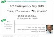 UT Participatory Day 2019 · 2019. 9. 24. · UT Participatory Day – PC Workshop CELT 25sep2019. Who is Hans? 3. Chemist (PhD) Marketer (DipM) Graphic Arts industry. Research &