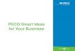 PECO Smart Ideas for Your Business...PECO Smart Ideas for Your Business Solutions PECO Smart Ideas offers incentives whether you’re looking to reduce operating costs, construct a