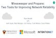 Minesweeper and Propane: 1 Two Tools for Improving Network ... · We present a new network analysis tool called Minesweeper: Can check many properties for all external routing messages