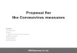 Proposal for the Coronavirus measuresnaoclean.com/download/Proposal for coronavirus.pdf · 2014. 5. 10. · Proposal for the Coronavirus measures Contents Introduction ... an effect
