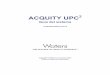 ACQUITY UPC2 System Guide - Waters Corporation€¦ · eluyentes binario UPC2 Guía de mantenimiento y descripción general del funcionamiento del sistema de gestión de eluyentes
