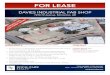 DAVIES INDUSTRIAL FAB SHOP - LoopNet · 2019. 11. 29. · DAVIES INDUSTRIAL FAB SHOP 7270 72 Avenue, Edmonton, AB HIGHLIGHTS • 36,414 sq ft (+/-) stand-alone, industrial fabrication