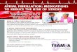 ATRIAL FIBRILLATION: MEDICATIONS TO REDUCE THE RISK …Apr 19, 2013  · ABOUT ATRIAL FIBRILLATION AND STROKE • One in three people with untreated atrial fibrillation will have a