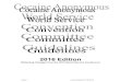 Table of Contents - Cocaine Anonymous...Page 8 Last Updated 3/16/2016 4) Maintain regular contact with the Host City Regional Trustee, the WSO, the WSOB and the WSCCC and makes sure
