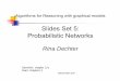 Slides Set 5: Probabilistic Networksdechter/courses/ics-276/spring...Algorithms for Reasoning with graphical models Slides Set 5: Probabilistic Networks Rina Dechter slides5 828X 2019