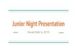 Junior Night Presentation...SAT and/or ACT…. True or False - Each additional question answered correctly on the SAT improves your score by 10 points. - An incorrect answer on the