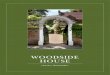 Woodside House · Woodside House is approached through the original charming feature ornamental gate and there is a gravelled path bound by the formal gardens to the house from a