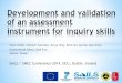 Development and validation of an assessment instrument for ... · Inquiry Based Science Education (IBSE) is emphasized in many national curriculums and curriculum frameworks around