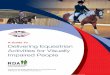A Guide To Delivering Equestrian Activities for Visually Impaired … · Page 8 A Guide To Delivering Equestrian Activities for Visually Impaired People Page 9 Cataracts Cataracts