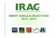 SMART GOALS & OBJECTIVES 2013 - 2014 · 2020. 3. 30. · 7 LepidopteraWGObjec&ves Goals Objecves Date Increase"awareness"of" Lep"pestresistance"issues" and"recommended" resistance"management