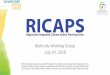 Multi-city Working Group July 24, 2018...Multi-city Working Group July 24, 2018 RICAPS technical assistance is available through the San Mateo County Energy Watch program, which is