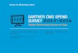 GARTNER CMO SPEND SURVEY 2015-2016 - Return On Ideasreturnonideas.tizinc.com/wp-content/uploads/2016/09/...strategy, activities and budgets. The Gartner 2015-2016 CMO Spend Survey
