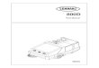 800D (001000-002900) NA Parts Manual - Tennant Company...HOW TO USE THIS MANUAL 800D MM308 (1– 93) NOTE: If a service kit is installed on your machine, be sure to keep the INSTRUCTION