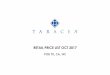 OCT 2017 Pricelist - Taracea · 2017. 10. 7. · Sela Round Dining Table 92 SEL 180 70 7/8" Ø x H30" High Sheen Palografico ... Black Baroq Base: Baroq or Black Baroq Alder, Oak