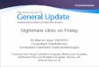 Nightmare clinic on Friday - 1&1 Ionos2Bmaster... · 2020. 8. 5. · Nightmare clinic on Friday Dr Warren Hyer FRCPCH Consultant Paediatrician Consultant Paediatric Gastroenterologist