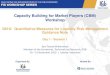 Capacity Building for Market Players (CBM) Workshop · Capacity Building for Market Players (CBM) Workshop Organised By: Hosted By: GN-6: Quantitative Measures for Liquidity Risk