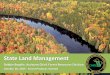 State Land Management - Michigan€¦ · – Spruce budworm . Duck Lake Fire . County Road 601 Fire ... State Land - 2015 Forest Products Summit Presentation Keywords: summit, 2015,