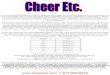 Custom Cheerleading Uniform Catalog from Cheer Etc · Custom Cheerleading Uniform Size Chart Please note that these are finished measurements for the shells and skirts, if on the