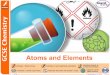 Atoms and Elements - todhigh.comtodhigh.com/clickandbuilds/WordPress/wp-content/uploads/2018/03… · Elements –different types of atoms Elementsare the simplest substances. There