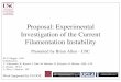 Proposal: Experimental Investigation of the Current ... B--Experiment… · CFI Overview •Two regimes for electron beam/plasma interactions based on ratio of transverse beam size