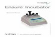 Ensure Incubator - AddAPainClinic · book (SCI-BILOG) 2.4 – Unit Overview LCD Display Power Connector Power Switch Dry Block Start/Stop/Reset Key Pad Vial Crusher Support Peg Dry