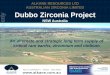 ALKANE RESOURCES LTD AUSTRALIAN ZIRCONIA LIMITED … · 2013. 11. 12. · Important and strategic metal mix, including 25% heavy rare earths • Open pit life of at least 70 years