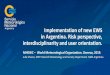 Implementation of new EWS in Argentina. Risk perspective ... Chasco - UNFCCC_ ENGLISH.pdfOfficial information on impacts is scarce, heterogeneous and not systematized. The information