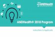 Australia's National Digital Health Initiative - ANDHealth 2018 ...andhealth.com.au/wp-content/uploads/2018/05/20180518-AND...2018/05/18  · About ANDHealth 3 ANDHealth+ is a national