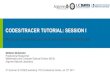 CODES/TRACER TUTORIAL: SESSION Ipress3.mcs.anl.gov/.../08/codes-tutorial-session1-v3.pdf · 2017. 8. 8. · Suggested line of text (optional): WE START WITH YES. CODES/TRACER TUTORIAL: