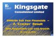 Kingsgate...03/04 135 06/07F F o r e c a s t 05/06 206 308 335 385 401 355 Forecast Forecast FY07: Similar production to FY06 - from main Chatree pits & A pit at Chatree Nth Costs