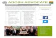 ADOSH ADVOCATE · referrals from the ICA Claims Division. The ALJ division has two offices, one in Phoenix, Arizona and one in Tucson, Ari-zona. The Phoenix office has 15 full-time