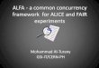 ALFA - a common concurrency framework for ALICE and FAIR … · 2018. 11. 16. · •RabbitMQ: –One of the leading implementation of the AMQP protocol. – It implements a broker
